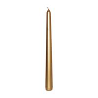 Price's Venetian Gold Wrapped Dinner Candles 25cm (Pack of 10) Extra Image 1 Preview